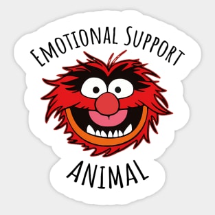 Muppets Emotional Support Animal Sticker